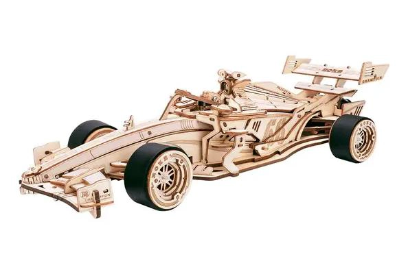 ROMPECABEZAS 3D DE MADERA RACING CAR PARA ENTUSIASTAS - 1