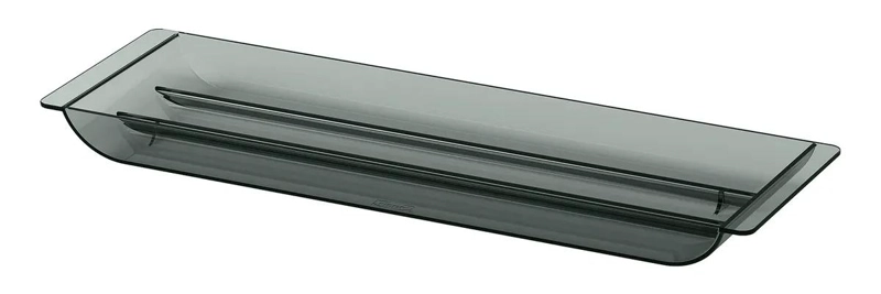 ORGANIZADOR DE CAJON PARA BAÑO TRANSPARENTE GRIS 35X11X3 CM - 1