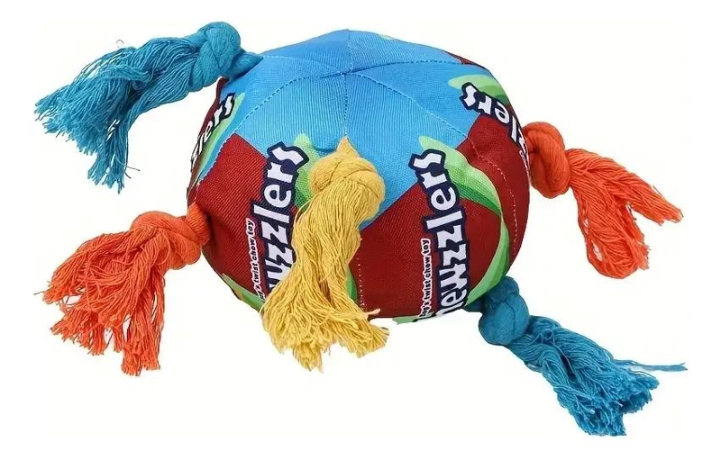PELOTA MASTICABLE PARA PERROS 14.5CM IDEAL PARA SALUD BUCAL - 5