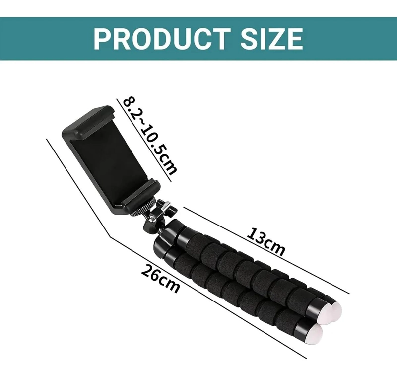 TRIPODE FLEXIBLE PARA MOVIL CON CONTROL REMOTO BLUETOOTH - 2