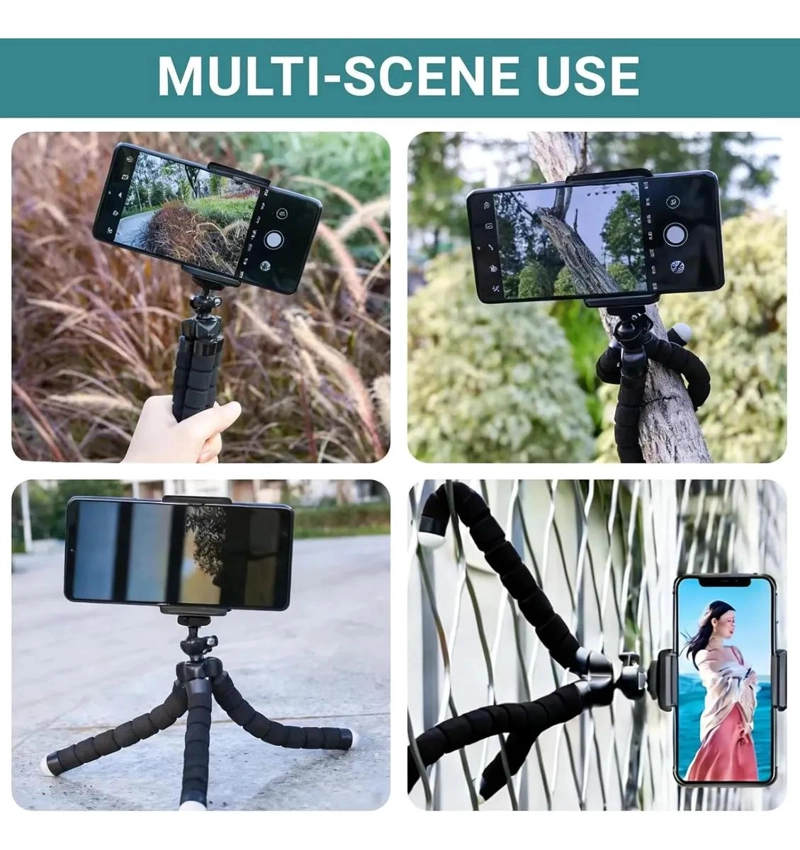 TRIPODE FLEXIBLE PARA MOVIL CON CONTROL REMOTO BLUETOOTH - 8