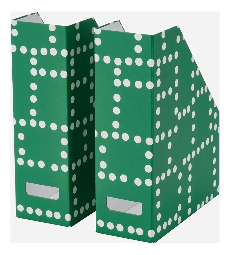 ARCHIVADOR DE CARTON RECICLADO PARA DOCUMENTOS Y REVISTAS - 1