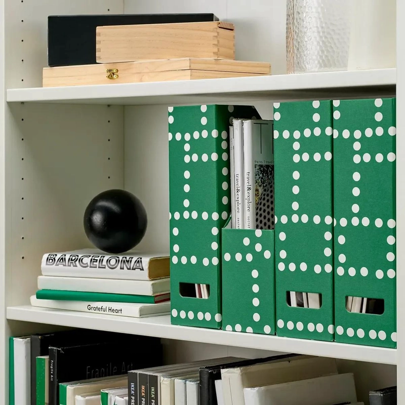 ARCHIVADOR DE CARTON RECICLADO PARA DOCUMENTOS Y REVISTAS - 6