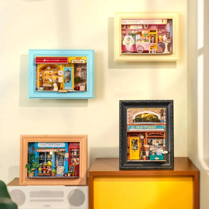 PUZZLE 3D DULCE HELADERIA SWEET SCOOPERY PARA ARMAR - 5