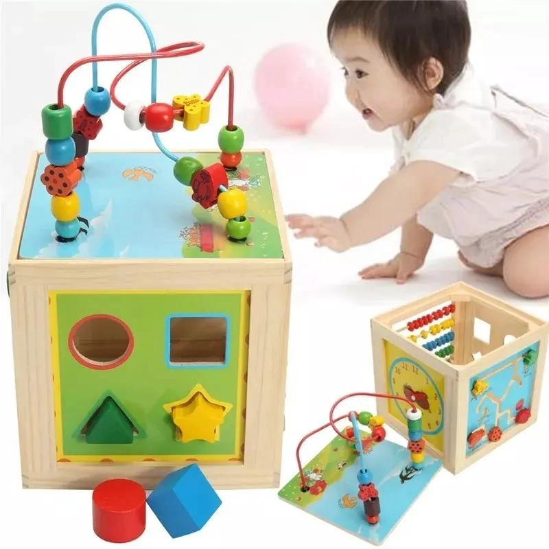 PACK DE 3 JUGUETES DE MADERA PARA DESARROLLO INFANTIL - 2