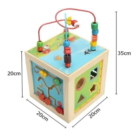 PACK DE 3 JUGUETES DE MADERA PARA DESARROLLO INFANTIL - 9