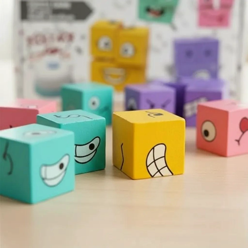 JUEGO DIDACTICO DE ROMPECABEZAS EMOJI CON TIMBRE PARA NIÑOS - 4