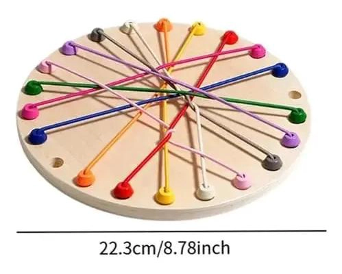 ROMPECABEZAS DE MADERA CON CUERDAS PARA NIÑOS Y ADULTOS - 2