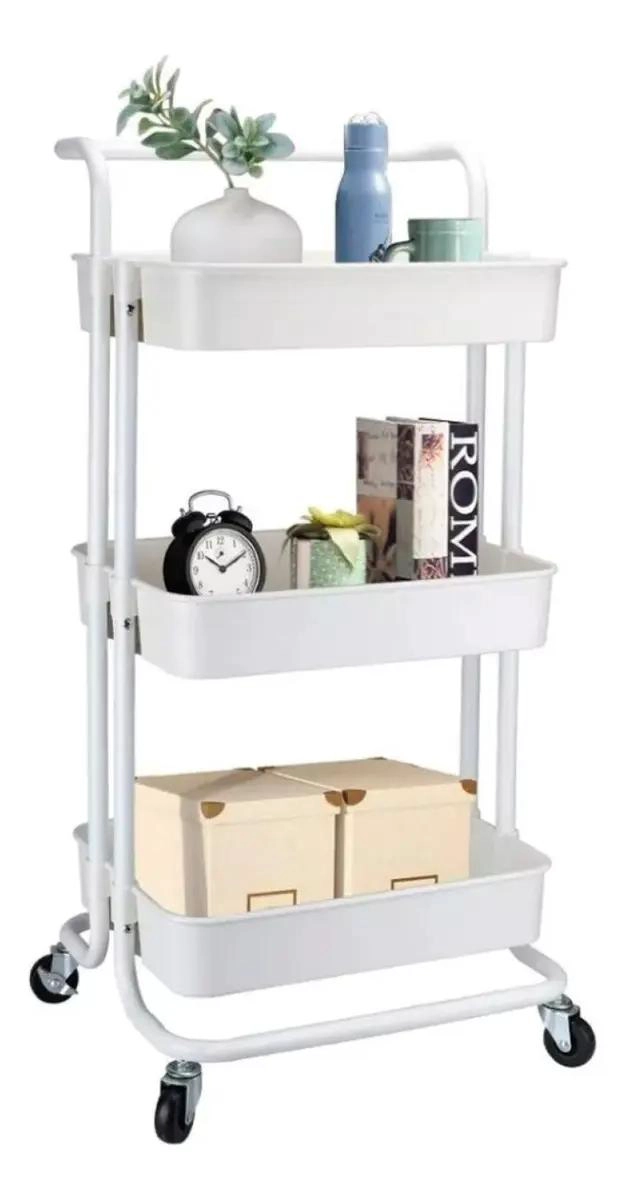 CARRITO ORGANIZADOR MULTIFUNCIONAL DE 3 NIVELES CON RUEDAS - 1
