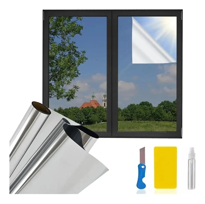 PELICULA REFLECTANTE PARA VENTANAS CON PRIVACIDAD Y AISLAMIENTO - 1