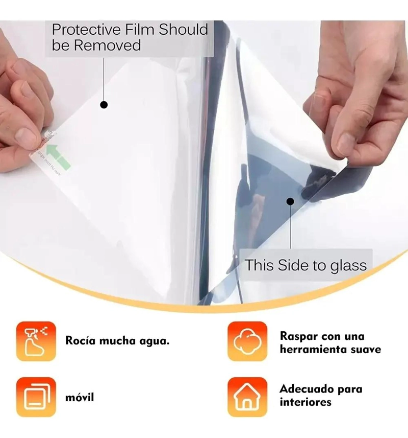 PELICULA REFLECTANTE PARA VENTANAS CON PRIVACIDAD Y AISLAMIENTO - 4