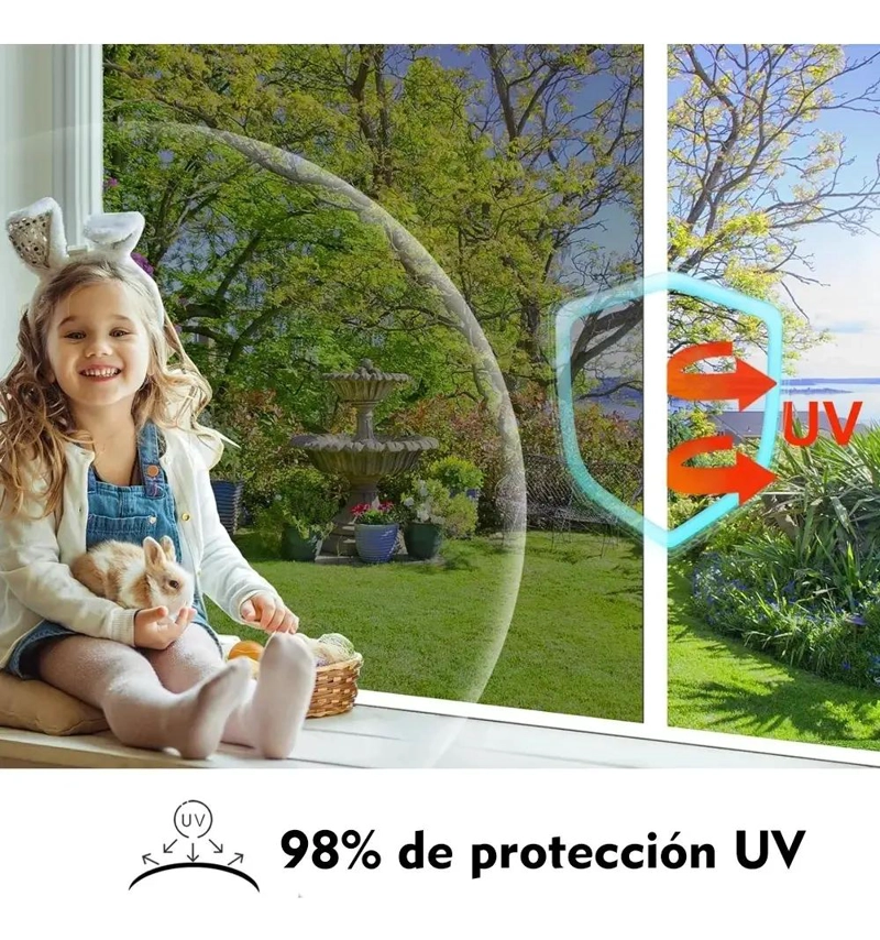 PELICULA REFLECTANTE PARA VENTANAS CON PRIVACIDAD Y AISLAMIENTO - 7