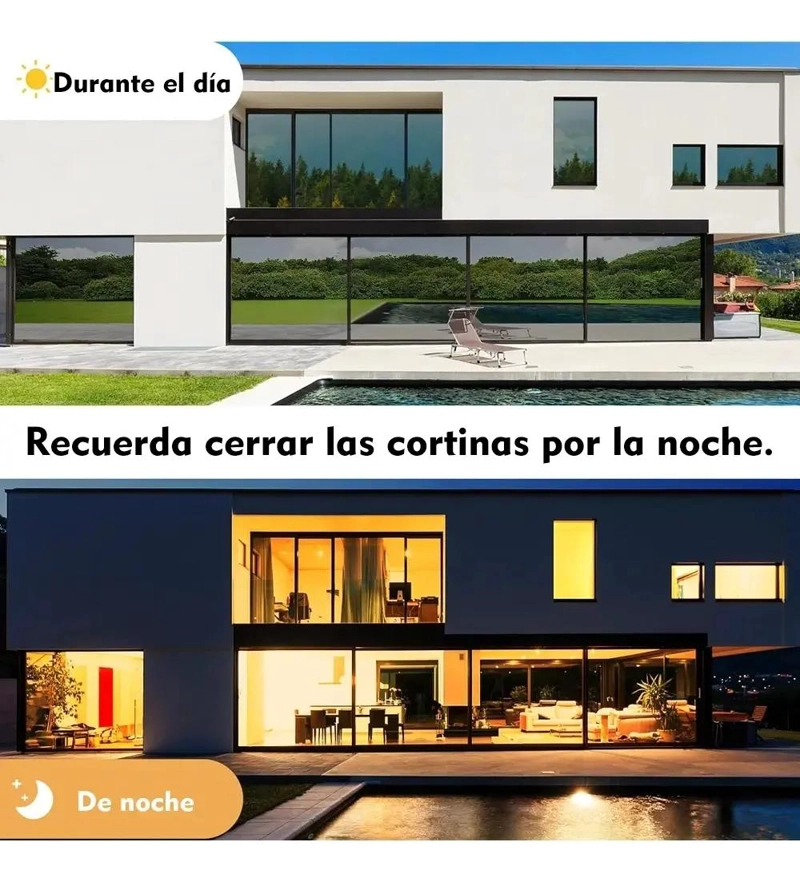 PELICULA REFLECTANTE PARA VENTANAS CON PRIVACIDAD Y AISLAMIENTO - 8