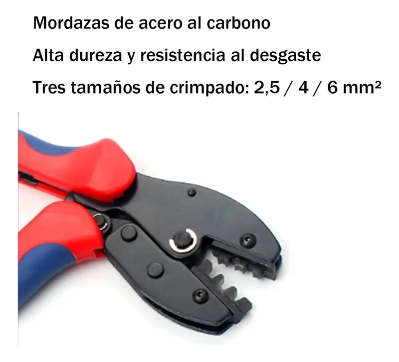 ALICATE CRIMPADOR PARA CONECTORES SOLARES MC4 - 3