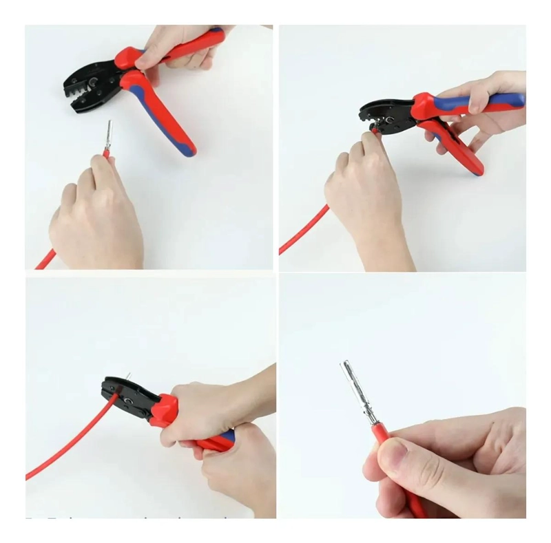 ALICATE CRIMPADOR PARA CONECTORES SOLARES MC4 - 4