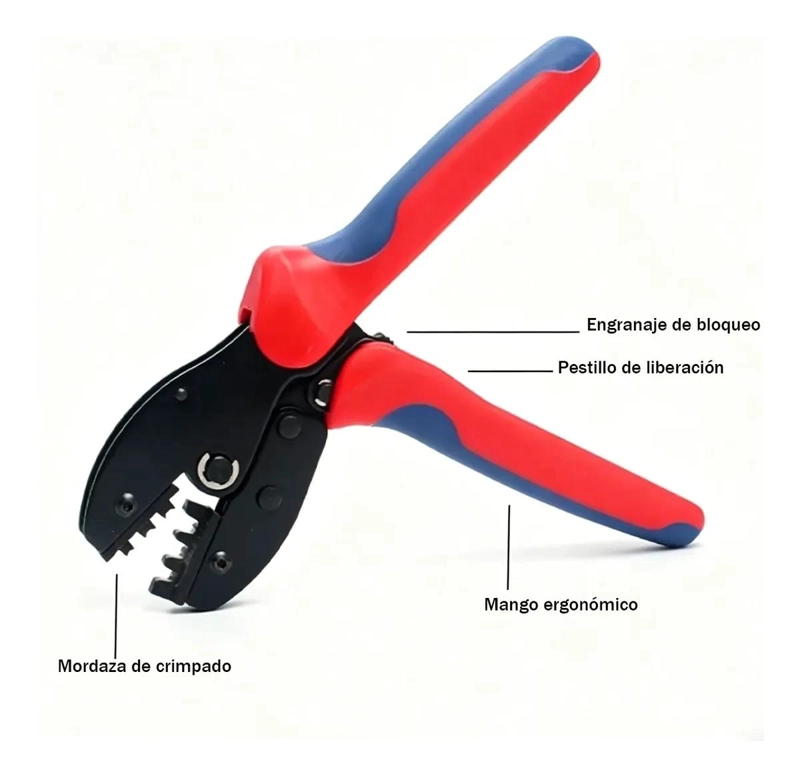 ALICATE CRIMPADOR PARA CONECTORES SOLARES MC4 - 9