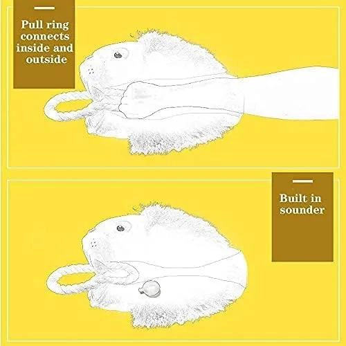 TITERE INTERACTIVO DE PELUCHE CON SONIDO PARA MASCOTAS - 3