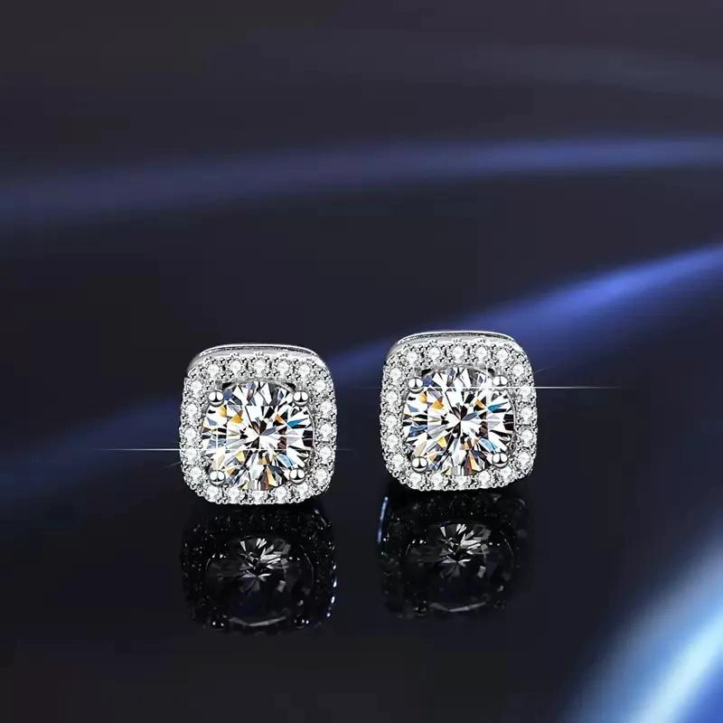 AROS HALO BRILLANTE CON CIRCONIA Y PLATA S925 ELEGANTES - 6