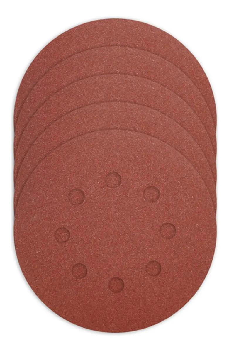 SET DE 50 DISCOS DE LIJA 125MM PARA PULIR CON GRANOS VARIADOS - 1