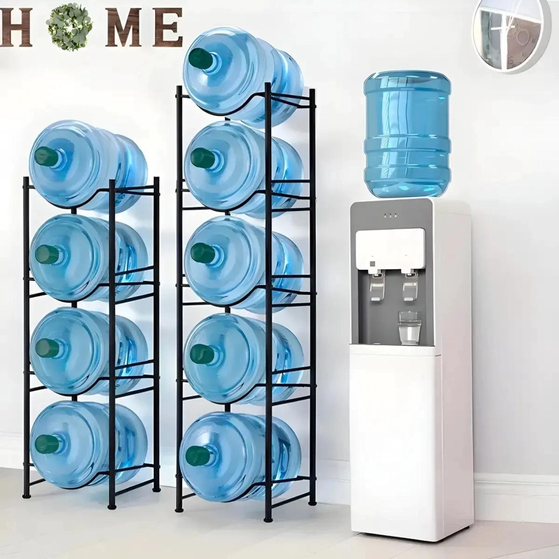 ESTANTE ORGANIZADOR VERTICAL PARA 5 BIDONES DE AGUA DE 20 LITROS - 5