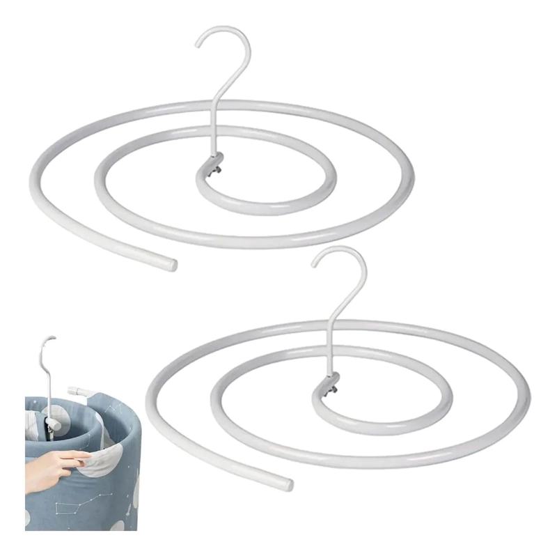 COLGADOR ESPIRAL PARA SECAR SABANAS Y ROPA DE CAMA - 1
