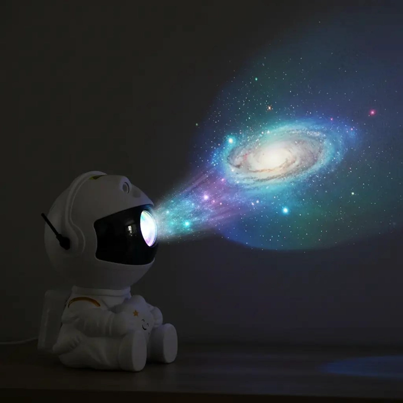 LAMPARA ASTRONAUTA GALAXIA CON CONTROL REMOTO Y USB - 3