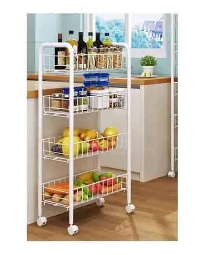 CARRITO ORGANIZADOR DE FRUTAS Y VERDURAS CON RUEDAS - 2