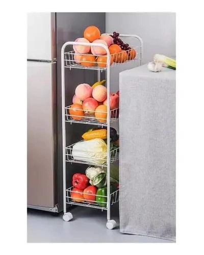 CARRITO ORGANIZADOR DE FRUTAS Y VERDURAS CON RUEDAS - 3