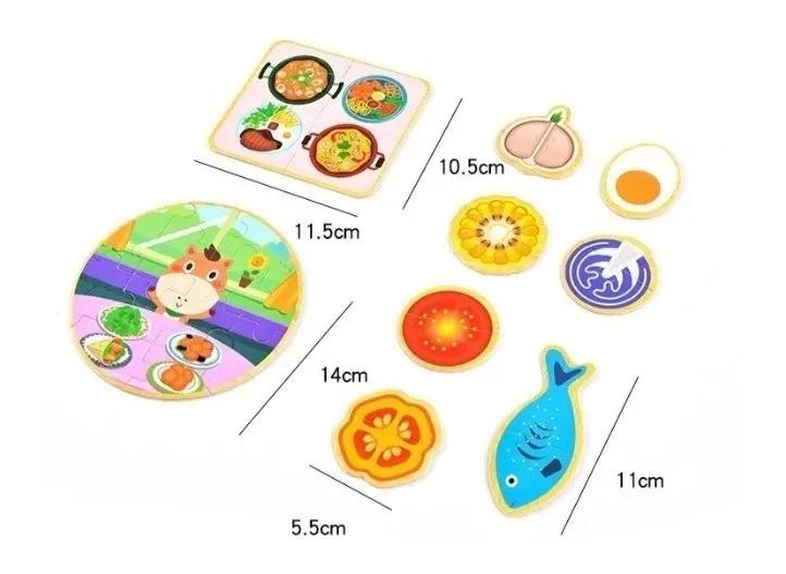JUGUETE DE COCINA MAGNE TICO DE MADERA PARA NIÑOS - 3