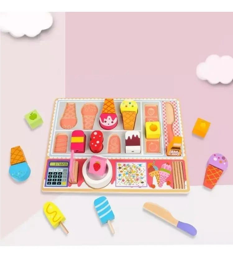 JUEGO DIDACTICO DE COCINA DE MADERA PARA NIÑOS - 8