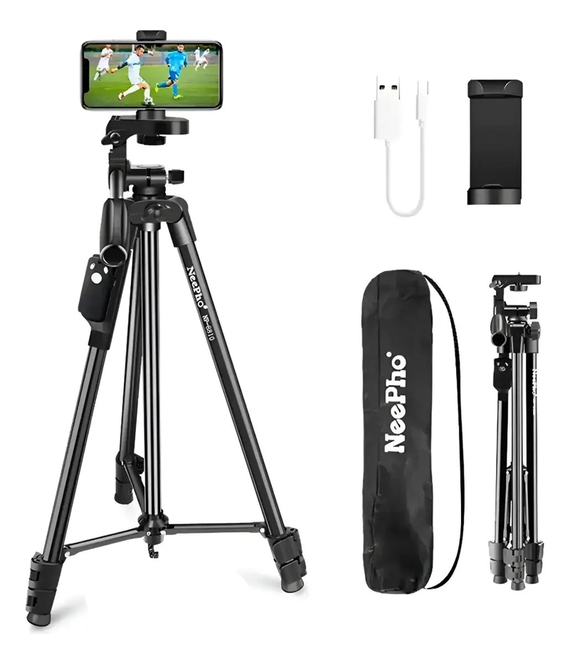 TRIPODE PROFESIONAL PARA CAMARA Y CELULAR CON CONTROL REMOTO - 2