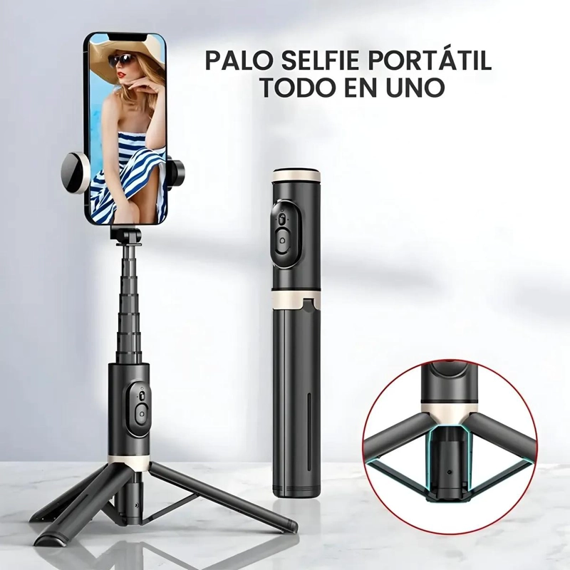 TRIPODE AJUSTABLE PARA SMARTPHONE CON CONTROL REMOTO - 3