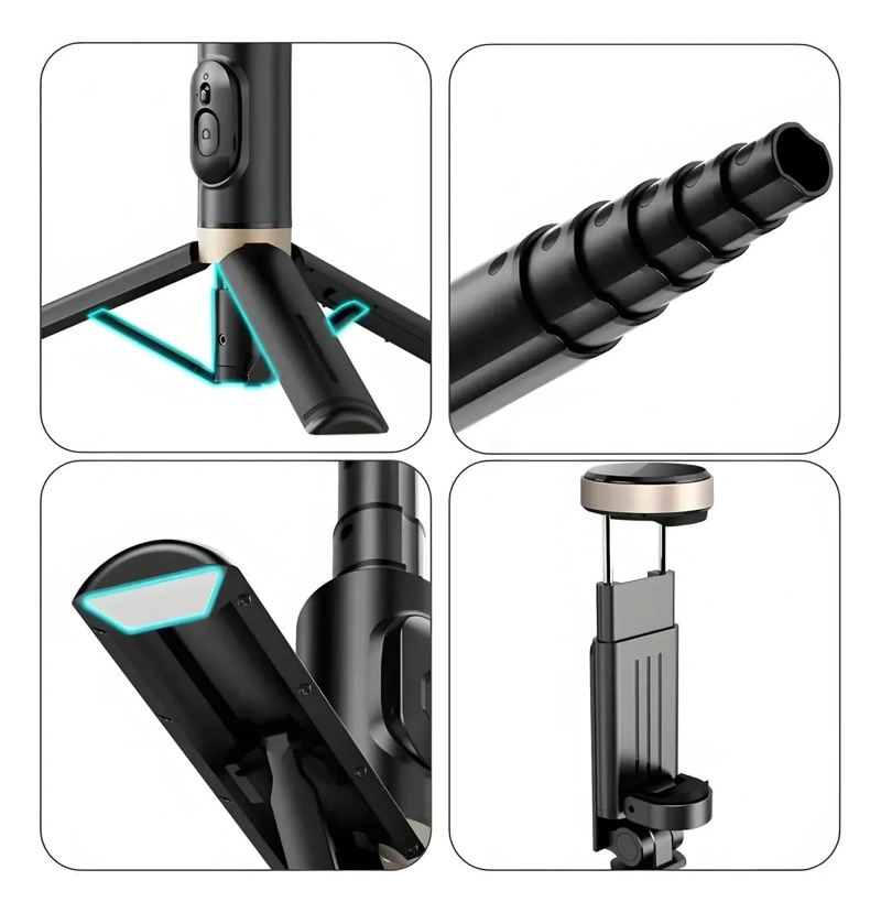 TRIPODE AJUSTABLE PARA SMARTPHONE CON CONTROL REMOTO - 4