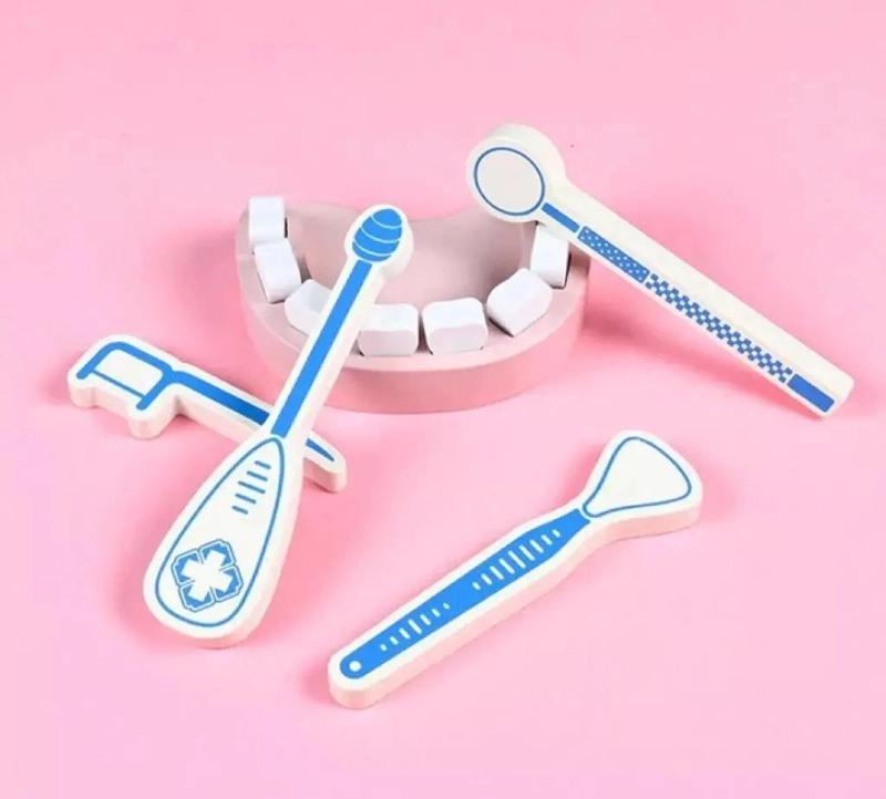 JUEGO DE ROLES ME DICO DE MADERA PARA NIÑOS CON 42 ACCESORIOS - 3