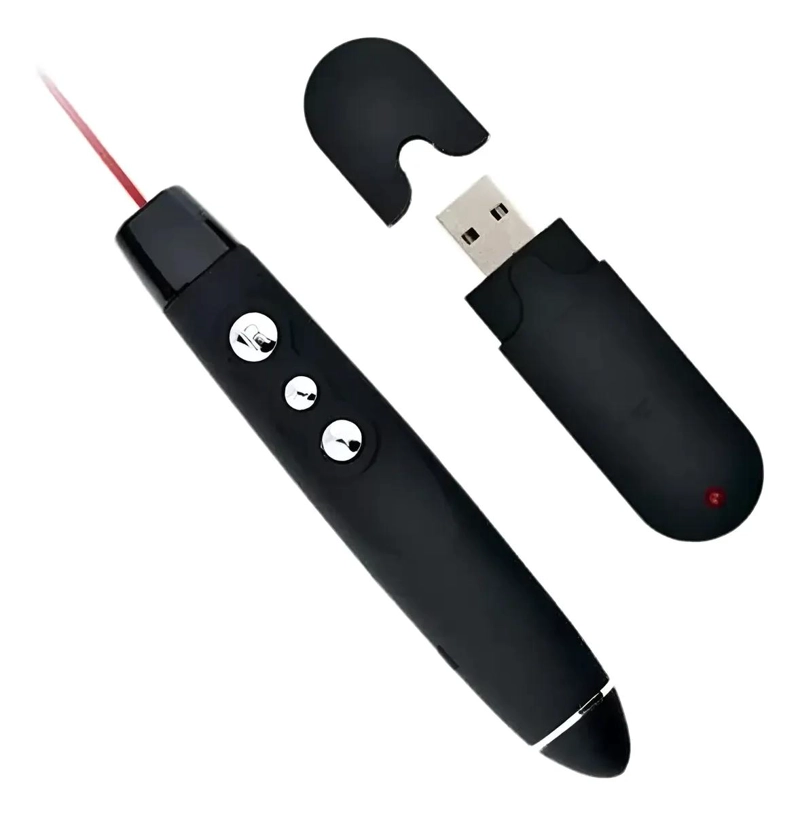 PUNTERO LASER INALAMBRICO PARA PRESENTACIONES CON ESTUCHE - 3