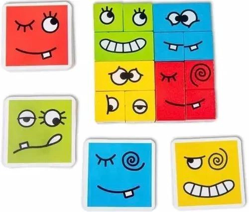 PUZZLE DE MADERA PARA RECONOCIMIENTO DE EMOCIONES - 4