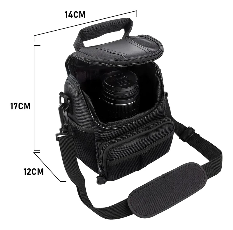 ESTUCHE ACOLCHADO PARA CAMARA FOTOGRAFICA CON COMPARTIMENTOS - 3