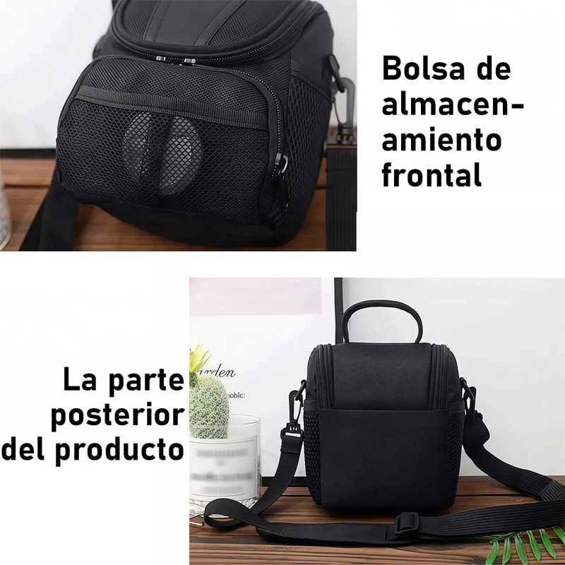 ESTUCHE ACOLCHADO PARA CAMARA FOTOGRAFICA CON COMPARTIMENTOS - 4