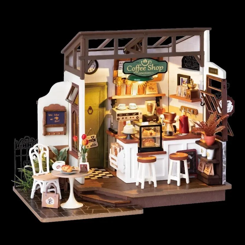 PUZZLE 3D CAFE  SLOW LIFE PARA DISFRUTAR EN CASA - 1