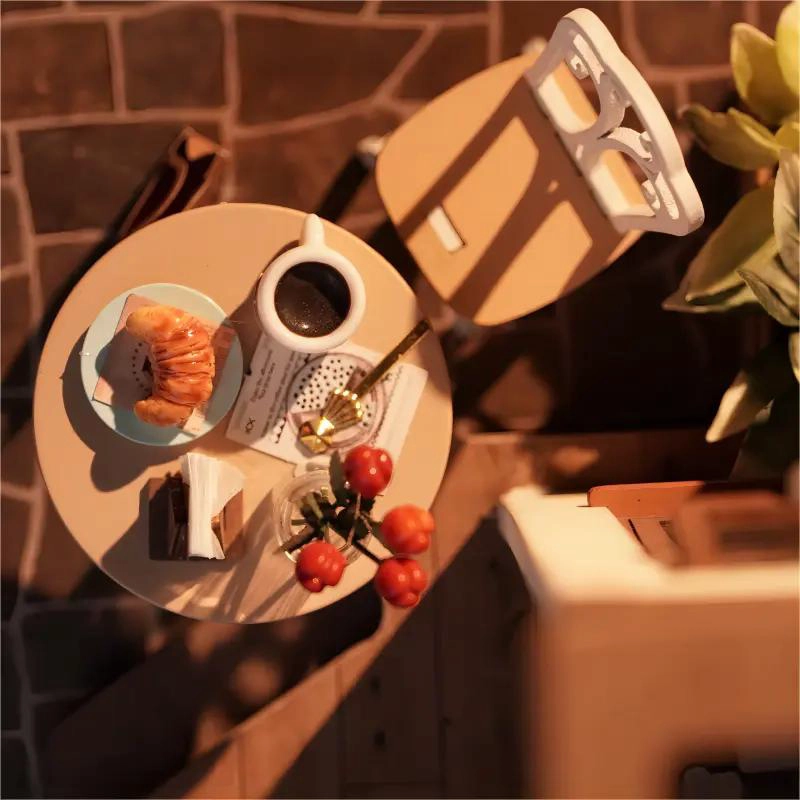 PUZZLE 3D CAFE  SLOW LIFE PARA DISFRUTAR EN CASA - 3