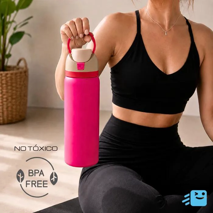 BOTELLA TE RMICA DE ACERO INOXIDABLE 1000ML PARA BEBIDAS - 3