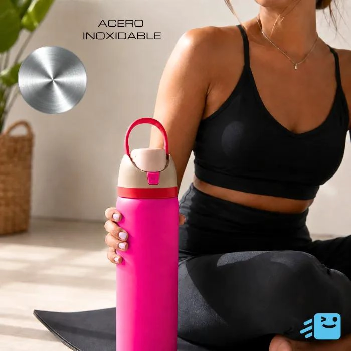 BOTELLA TE RMICA DE ACERO INOXIDABLE 1000ML PARA BEBIDAS - 5