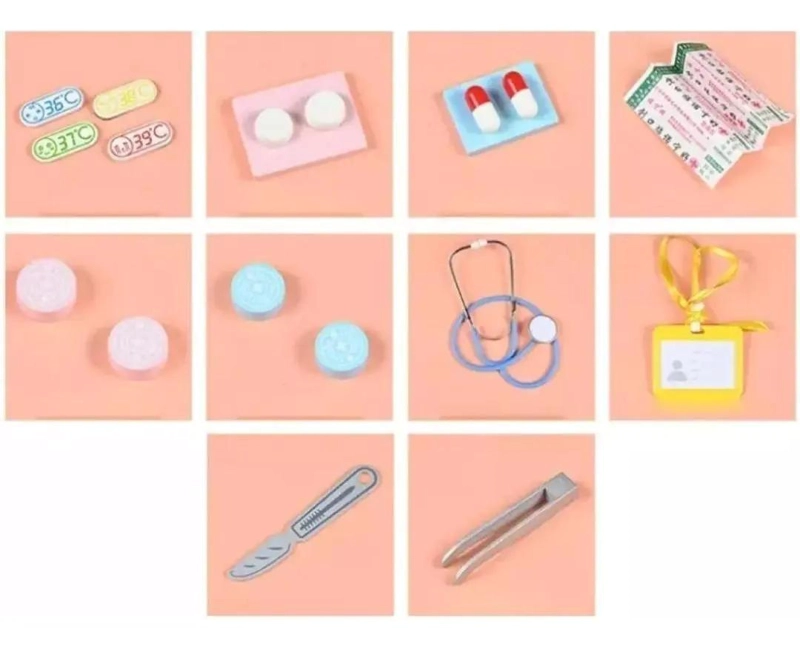 JUEGO DE ROLES ME DICO CON 42 PIEZAS DE MADERA PARA NIÑOS - 3