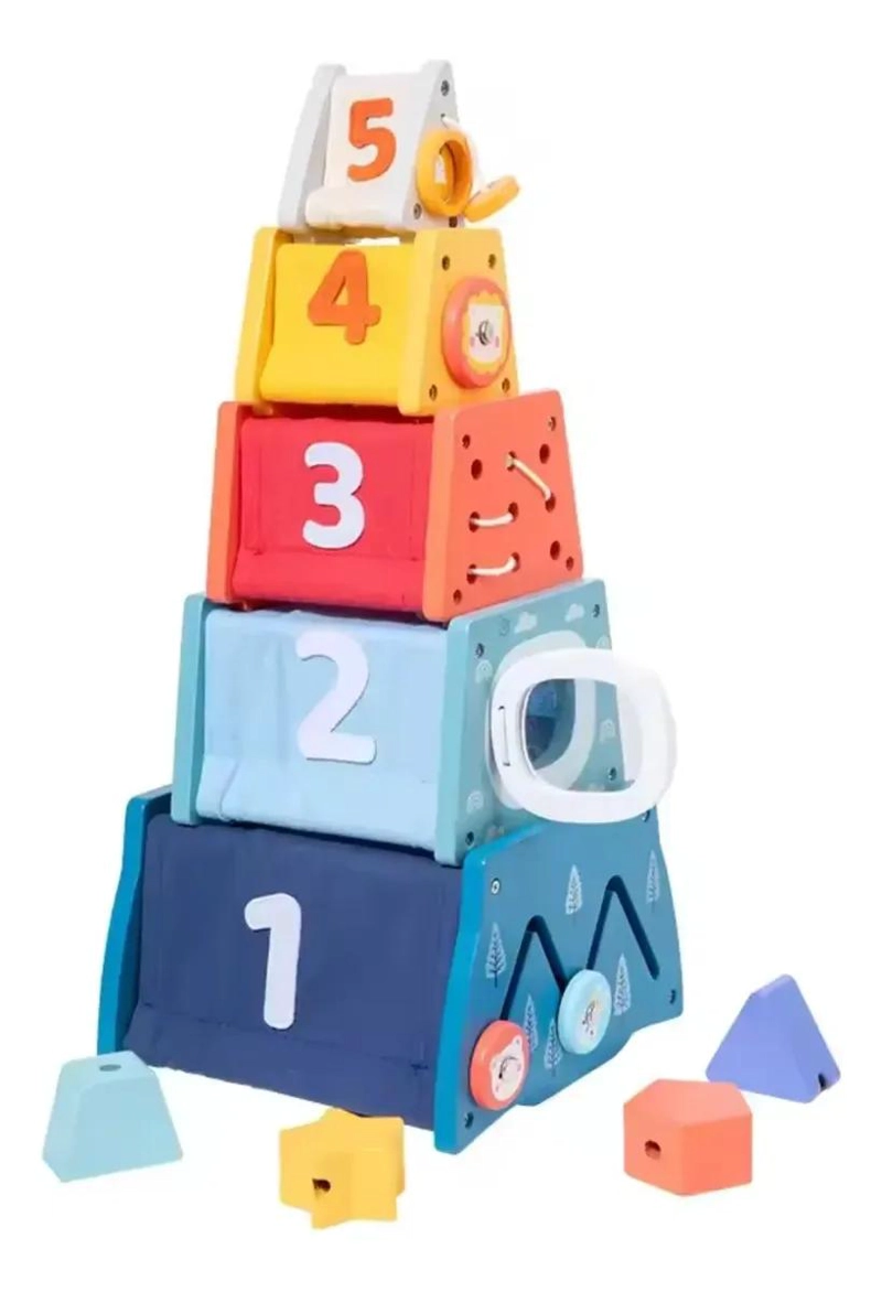 JUGUETE DIDACTICO APILABLE PARA EL DESARROLLO INFANTIL - 1