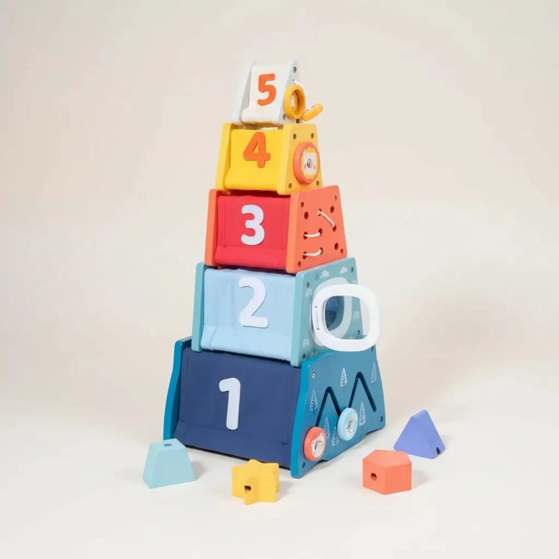 JUGUETE DIDACTICO APILABLE PARA EL DESARROLLO INFANTIL - 6