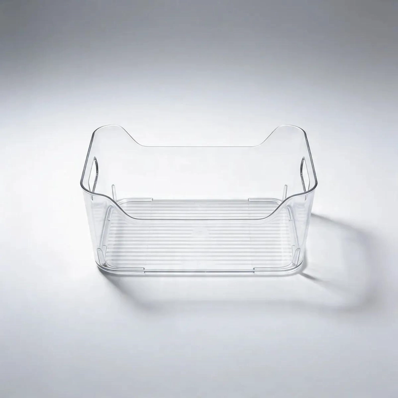CAJA ORGANIZADORA TRANSPARENTE PARA REFRIGERADOR DE 30 CM - 6