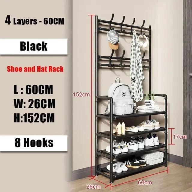 ORGANIZADOR COLGADOR DE ZAPATOS Y ROPA DE 4 NIVELES - 2