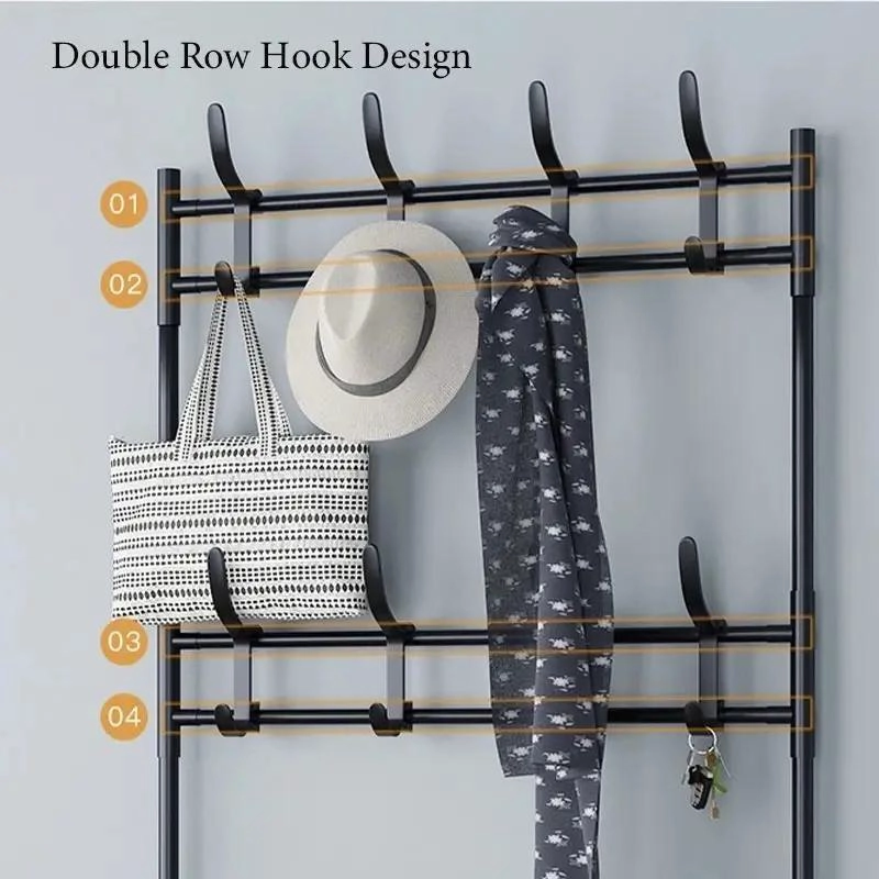 ORGANIZADOR COLGADOR DE ZAPATOS Y ROPA DE 4 NIVELES - 6