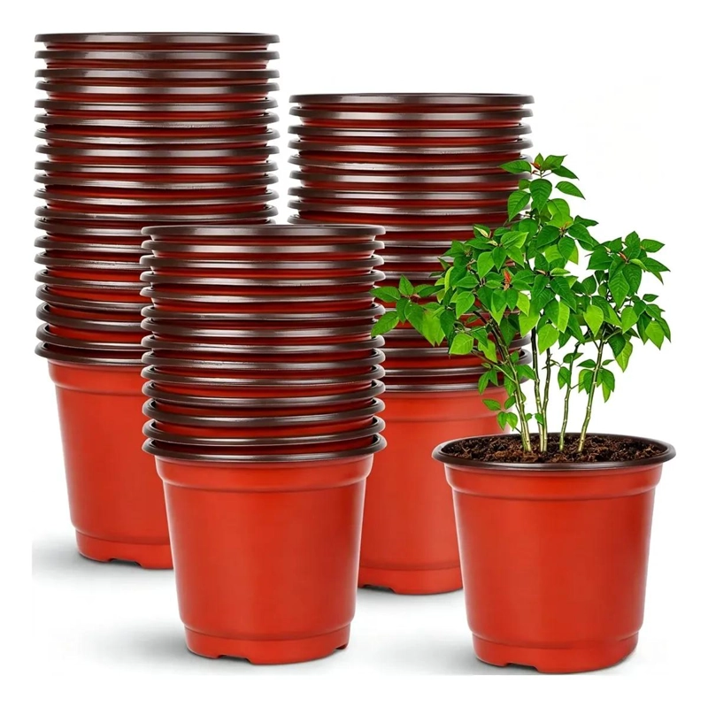 MACETAS DE PLASTICO PARA VIVERO 100 PIEZAS 15CM - 1
