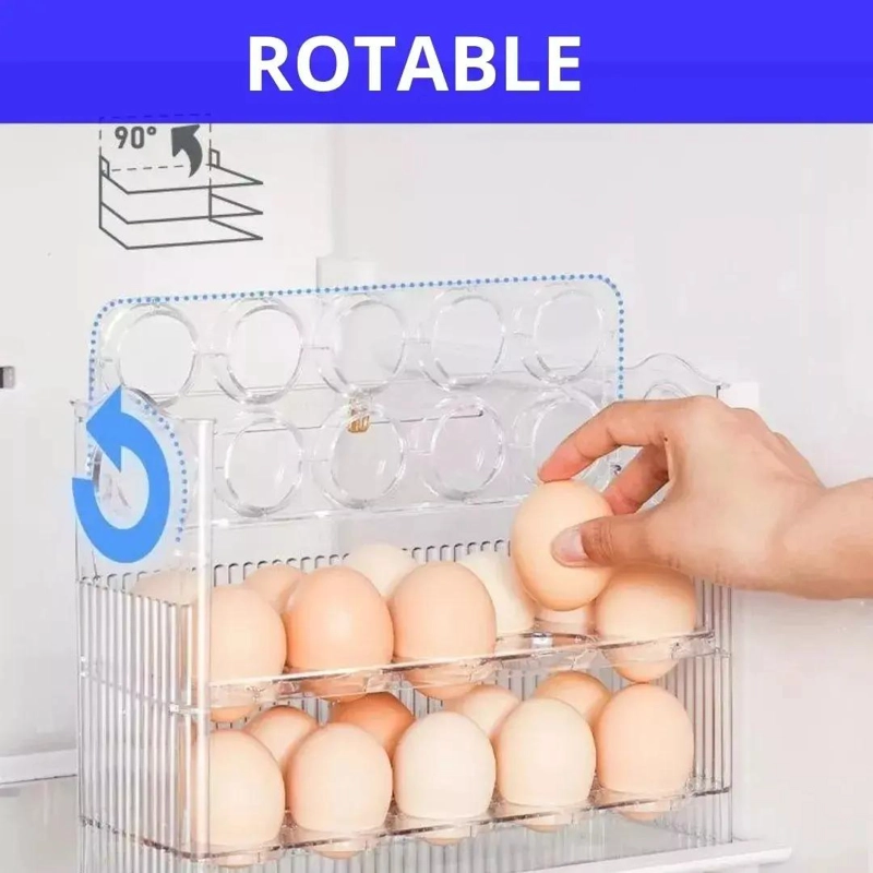 ORGANIZADOR DE HUEVOS PARA 30 UNIDADES CON VENTILACION - 8